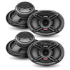 DB Drive WDX69MOTO-CD | 6x9 Inch 650W 4 Ohm 2-Way Compression Speakers (4 Pack)