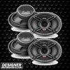 DB Drive WDX69MOTO-CD | 6x9 Inch 650W 4 Ohm 2-Way Compression Speakers (4 Pack)