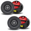 DB Drive WDX6MOTO | 6.5 Inch 350W 4 Ohm 2-Way Coaxial Speakers (4 Pack)