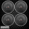 DB Drive WDX7MR10 | 10 Inch 400W 4 Ohm Pro Audio Midrange Speakers (4 Pack)