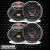 DB Drive WDX8MOTO-G2 | 8 Inch 550W 4 Ohm 2-Way Coaxial Speakers (4 Pack)