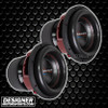 American Bass HURRICANE 12 Inch 6000W DVC 1 Ohm Subwoofers (Pair) THUMBNAIL PHOTO FOR DESIGNER MOTORSPORTS AD