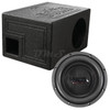 DB Drive WDX8G0.2 Package | 8 Inch 800W Max DVC 2 Ohm Subwoofer & QBomb Ported Box