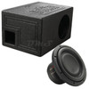 DB Drive DX Series 8 Package | 8 Inch 600W DVC 2 Ohm Subwoofer & QBomb Ported Box
