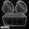 DB Drive DX Series 8 Package | Dual 8" 600W D4 Subwoofers & QBomb Ported Box THUMBNAIL PHOTO FOR DESIGNER MOTORSPORTS AD