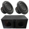 DB Drive DX Series 8 Package | Dual 8" 600W D4 Subwoofers & QBomb Ported Box MAIN PHOTO