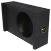 QBomb QBSHALLOW12DF | 12 Inch Sealed Shallow Slim Subwoofer Box | Down Fire