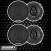 Blaupunkt BPS-E653 | E-Series 6.5 Inch 40W 4 Ohm 3-Way Coaxial Speakers (4 Pack)