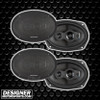 Blaupunkt BPS-X6940 | X-Series 6x9 Inch 70W 4 Ohm 4-Way Coaxial Speakers (4 Pack)