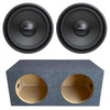 Blaupunkt BPW-E12S Package | Dual 12" 500W S4 Subwoofers & QPower Sealed Box MAIN PHOTO