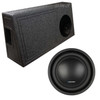 Blaupunkt X-Series 10 Package | 10" 1000W D4 Subwoofer & QBomb Ported Truck Box MAIN PHOTO