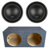 Blaupunkt X-Series 12 Package | Dual 12" 1000W D4 Subwoofers & QPower Sealed Box MAIN PHOTO