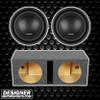 Blaupunkt X-Series 12 Package | Dual 12" 1000W D4 Subwoofers & QPower HD Ported Box THUMBNAIL PHOTO FOR DESIGNER MOTORSPORTS AD