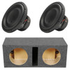 DB Drive DX Series 10 Package | Dual 10" 1200W D4 Subwoofers & QPower HD Ported Box MAIN PHOTO