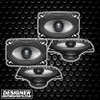 DB Drive DX Series 4x6 Inch 140W 4 Ohm 2-Way Coaxial Speakers | DX-S46 (4 Pack) THUMBNAIL PHOTO FOR DESIGNER MOTORSPORTS AD