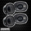DB Drive WDX Pro Series 6x9 Inch 500W 4 Ohm 2-Way Coaxial Speakers | WDX P69 (4 Pack)