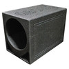 QBomb QBOMB12TBSINGLE | 12 Inch Triangle-Ported Vented Subwoofer Box