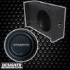 Massive Audio GTS 10 Package | 10" 600W D4 Slim Subwoofer & QBomb Sealed Downfire Box THUMBNAIL PHOTO FOR DESIGNER MOTORSPORTS AD