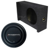 Massive Audio GTS 10 Package | 10" 600W D4 Slim Subwoofer & QBomb Sealed Downfire Box MAIN PHOTO