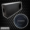 Massive Audio GTS 12 Inch 600W D4 Ohm Slim Subwoofer & QBomb Ported Truck Box