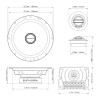 DB Drive Euphoria ES5 6C | 6.5 Inch 190W 4 Ohm Component Speakers Kit