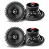 DB Drive Euphoria ES7 60 | 6.5 Inch 225W 4 Ohm 2-Way Coaxial Speakers (4 Pack)