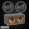 DB Drive Euphoria EW5 10D4 Package | Dual 10" 1000W D4 Ohm Subwoofers & QPower HD Sealed Box