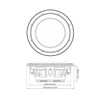 DB Drive Euphoria EW7 10F | 10 Inch 1000W DVC 4 Ohm Slim Subwoofer PHOTO OF DIMENSIONS