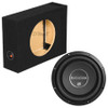 DB Drive Euphoria EW7 10 Package | 10" 1000W D4 Slim Subwoofer & QPower Ported Slim Box MAIN PHOTO