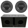 DB Drive Euphoria EWX NEO 6.5 Package | Dual 6.5" 500W D4 Ohm Subwoofer & QBomb Ported Box