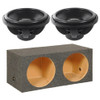 DB Drive Euphoria EWXB 15 Package | Dual 15" 2500W D4 Subwoofers & QPower HD Sealed Box MAIN PHOTO