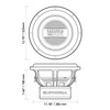 DB Drive Euphoria EWXC 12 Inch 4000W DVC 4 Ohm Subwoofer | EWXC12D4 DB Drive Euphoria EWXC 12 Inch 4000W DVC 4 Ohm Subwoofer | EWXC12D4