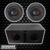 Quantum Audio QWX 8 Package | Dual 8" 4000W Max D4 Subwoofers & QBomb Ported Box THUMBNAIL PHOTO FOR DESIGNER MOTORSPORTS AD