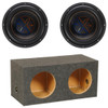 Quantum Audio QWX 10 Package | Dual 10" 4000W D4 Subwoofers & QPower Sealed Box MAIN PHOTO