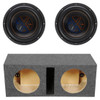 Quantum Audio QWX 10 Inch Package | Dual 10" 4000W Max D4 Ohm Subwoofers & QPower HD Ported Box Quantum Audio QWX 10 Inch Package | Dual 10" 4000W Max D4 Ohm Subwoofers & QPower HD Ported Box
