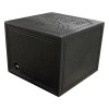 Quantum Audio QWX 12 Package | 12" 4000W D4 Subwoofer & QBomb Kerf Ported Box PHOTO OF SUB BOX REAR