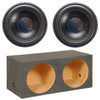 Quantum Audio QWX 15 Package | Dual 15" 4000W D4 Subwoofers & QPower HD Sealed Box MAIN PHOTO