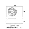DD Audio LE-DF-SL610.1 | Loaded 10 Inch 600W Shallow Mount Subwoofer Enclosure