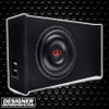 DD Audio LE-DF-SL612.1 | Loaded 12 Inch 600W Shallow Mount Subwoofer Enclosure