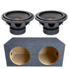 DD Audio 300-Series 312e Package | Dual 12" 1500W D2 Subwoofers & QPower Sealed Box MAIN PHOTO