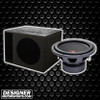 DD Audio 500-Series 512e Package | 12" 2100W D4 Ohm Subwoofer & QBomb Kerf Ported Box