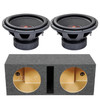 DD Audio 500-Series 512e Package | Dual 12" 2100W D4 Subwoofers & QPower HD Ported Box MAIN PHOTO
