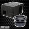 DD Audio 500-Series 508e Package | 8" 1500W D2 Ohm Subwoofer & QBomb Ported Box