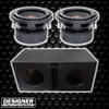 DD Audio 500-Series 508e Package | Dual 8" 1500W D2 Subwoofers & QBomb Ported Box THUMBNAIL PHOTO FOR DESIGNER MOTORSPORTS AD