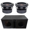 DD Audio 500-Series 508e Package | Dual 8" 1500W D4 Subwoofers & QBomb Ported Box MAIN PHOTO