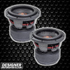 DD Audio 600-Series 8 Inch 3000W DVC 4 Ohm Subwoofers | 608f (Pair)