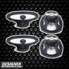 DD Audio D-Series 6x9 Inch 280W 3 Ohm Coaxial Speakers | D-X6x9b (4 Pack)