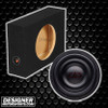 DD Audio SL600 Series SL610 Package | 10" 1200W D4 Subwoofer & QPower Sealed Slim Box