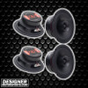 DD Audio VO-Series 6.5 Inch 300W 4 Ohm Pro Coaxial Speakers | VO-MX206 (4 Pack)