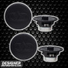 DD Audio VO-Series 6.5 Inch 500W 4 Ohm NEO Pro Coaxial Speakers | VO-XN306 (4 Pack)